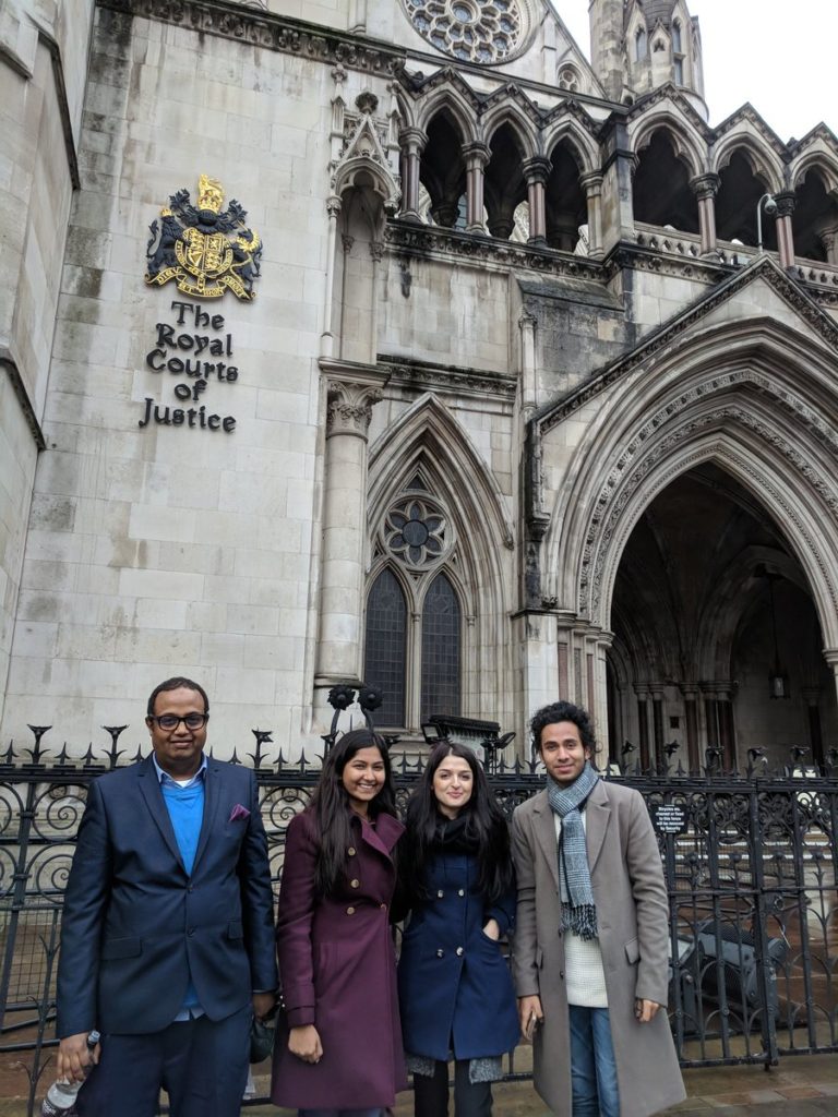 Student journalists appear in the highest court in the land UON