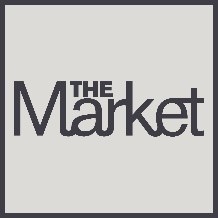 Logo for The Market, text reads: The Market