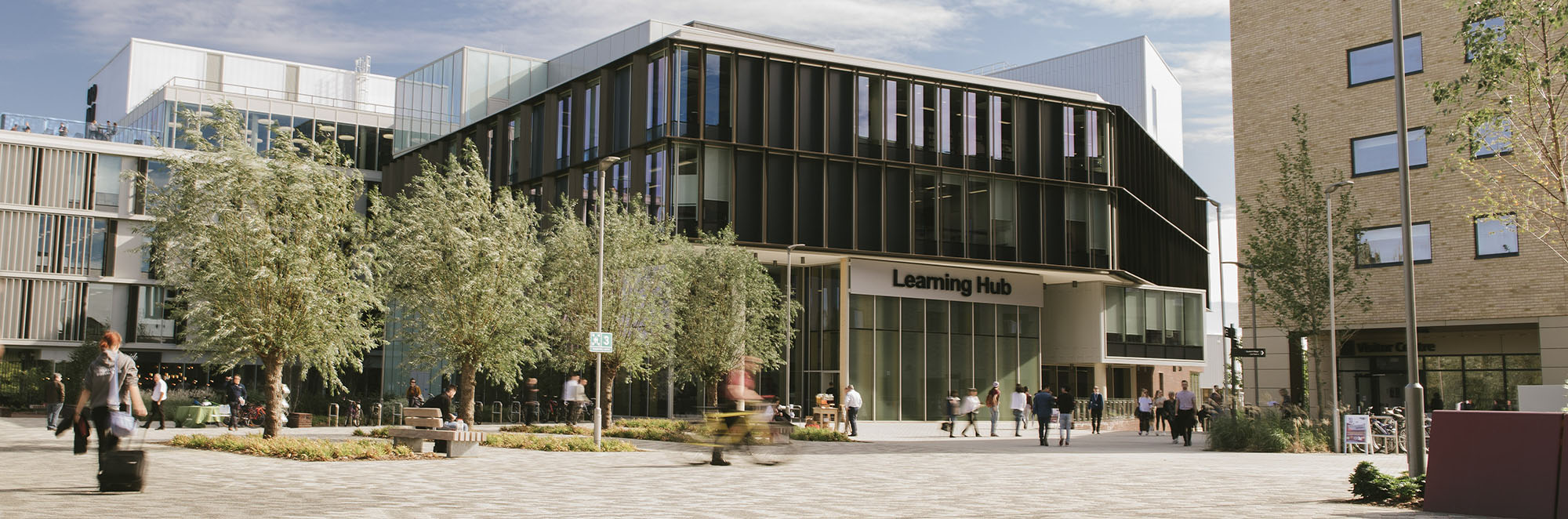 Entrance to the Learning Hub