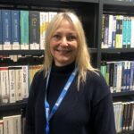 Lisa Lovett in UON library