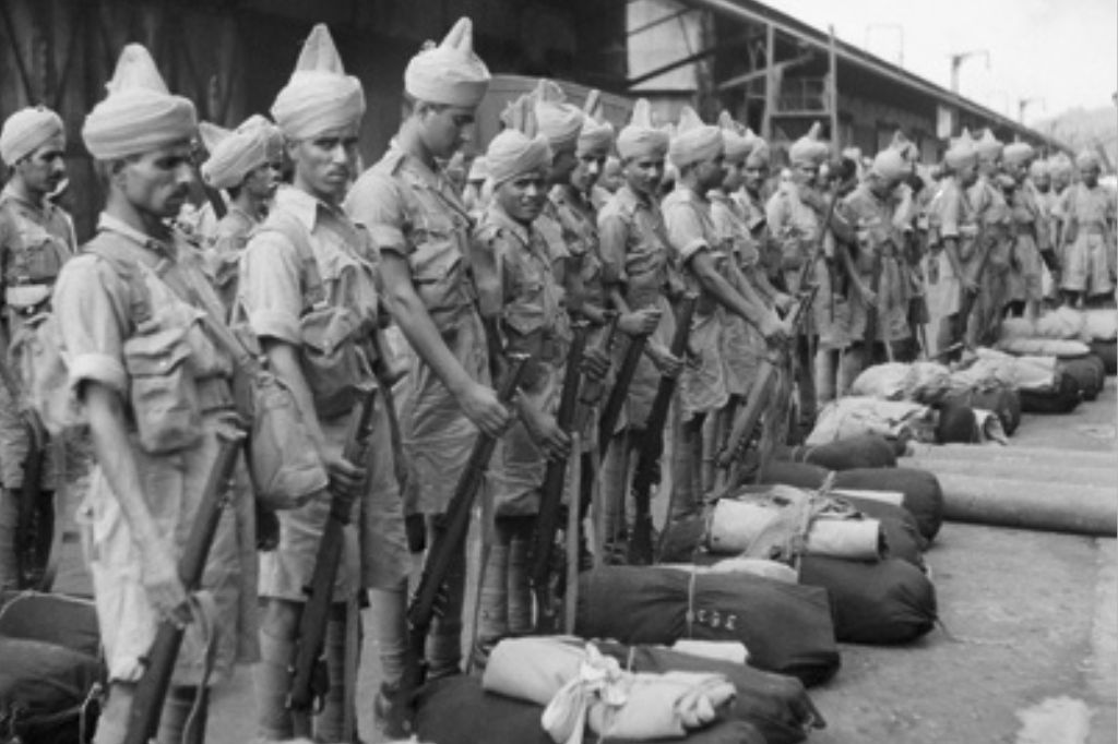 Commonwealth Reinforcements sent to Singapore and Malaya in November 1941 - image courtesy of the Imperial War Museum