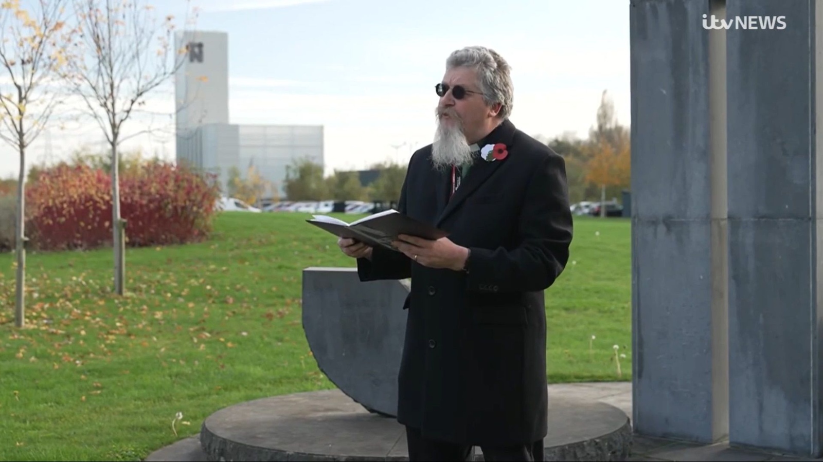 Rev Stuart Mousir-Harrison Chaplain Armistice Memorial